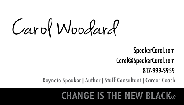 Carol's business card